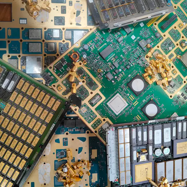 Telecomprintplaten met vergulde componenten